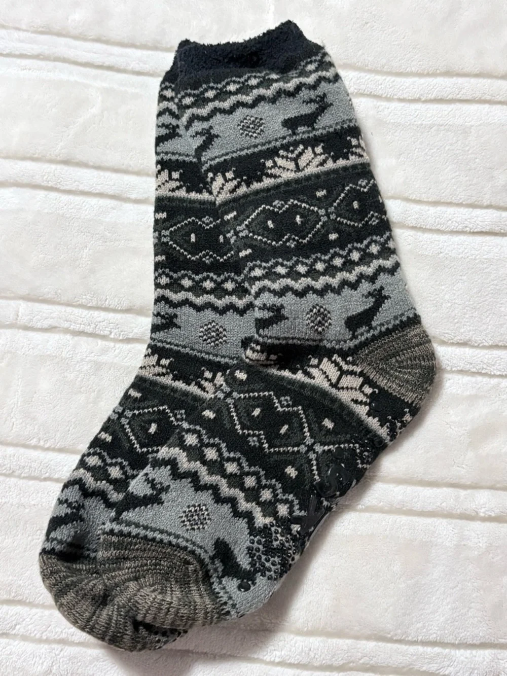 Muk Luks Men's Cozy Lined Lounge Socks NWT